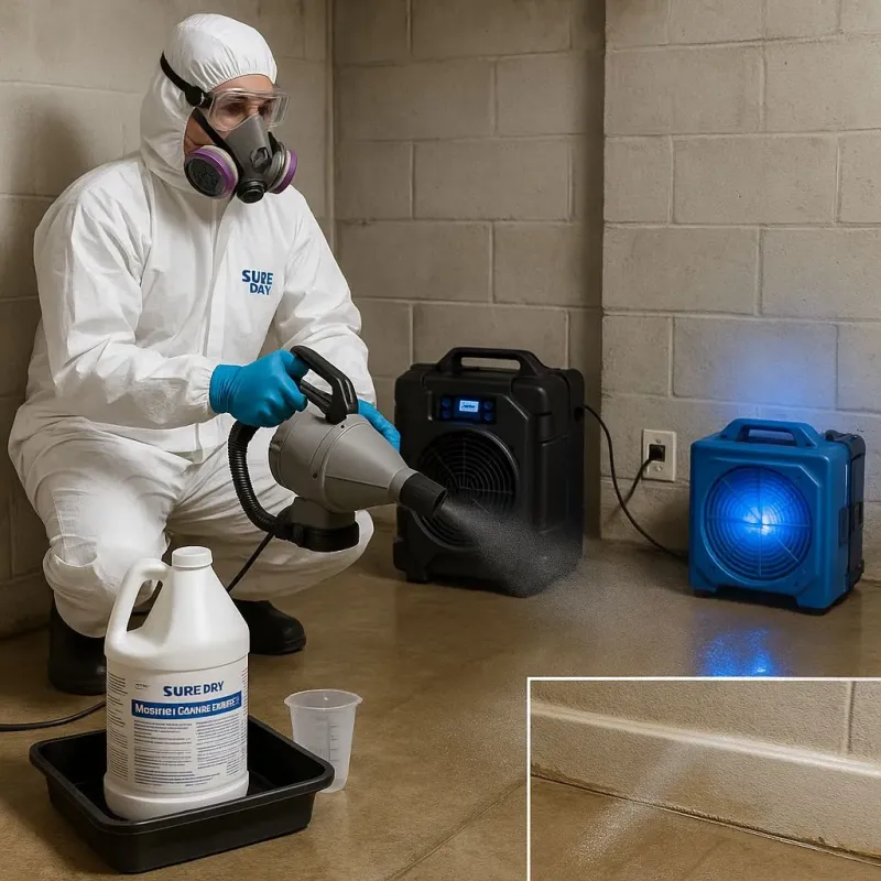 Sanitization and Odor Removal process in National Harbor, MD